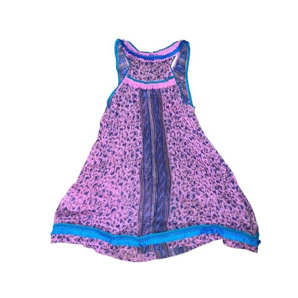 Poupette St Barth size 1 mini dress cottage core Sleeveless Vneck Beach - Picture 2 of 4